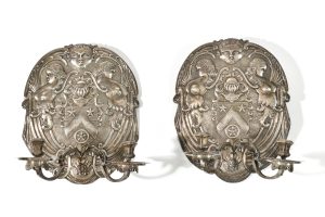 İstanbul gümüş alanlar - Osmanlı gümüş aplik - Ertaş Antik